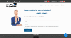 Desktop Screenshot of ibizaseguridad.com